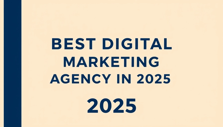 Best Digital Marketing Agency in India 2025 minimalist poster.