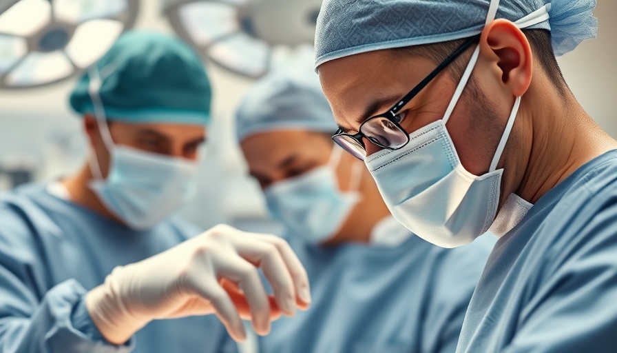 Surgical team in operating room, medical precision, Reputation Marketing