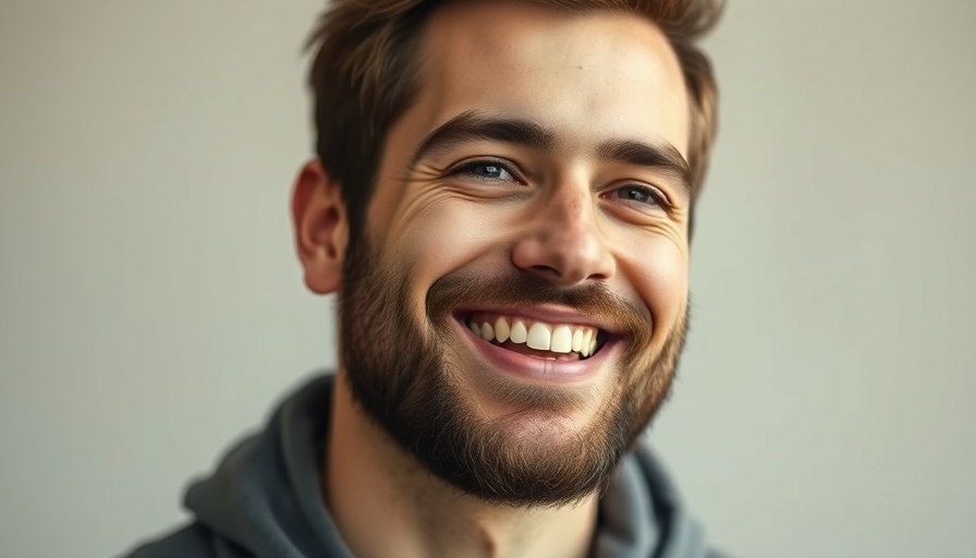 Smiling young man, enhancing mood with positivity, Exercise Can Significantly Boost Your Mood
