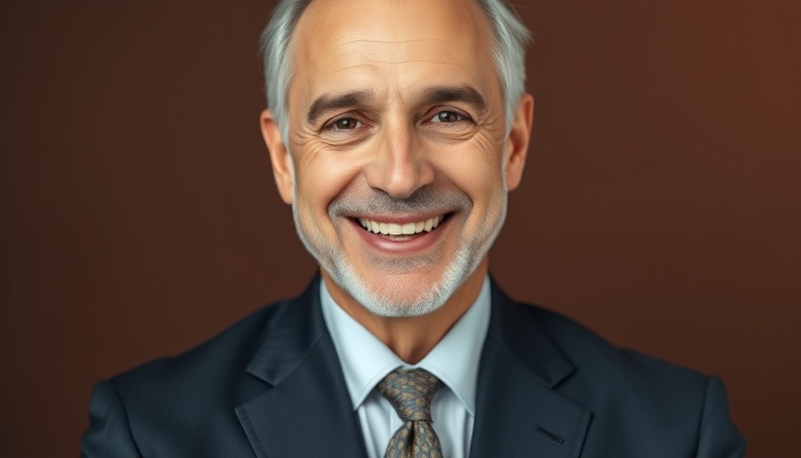Portrait of a man in a suit for Georgia tourism marketing.