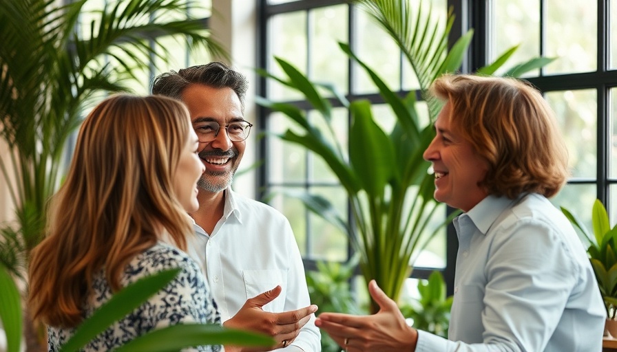 Business coaching session with a CEO in a bright, natural setting.