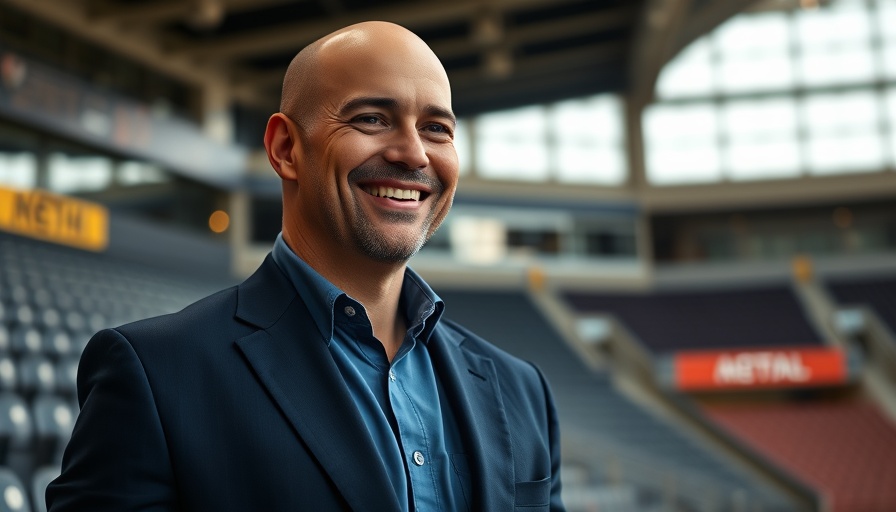 Confident man at stadium, Agile Leadership spotlight