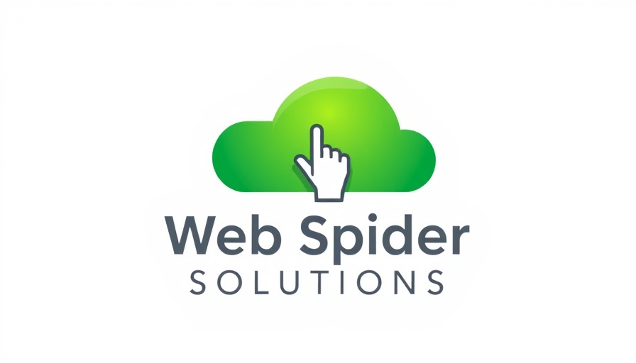 Web Spider Solutions logo with green cloud and cursor
