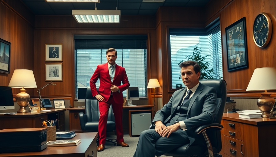 E.l.f. Cosmetics advertisement depicting stylish individuals in an office.