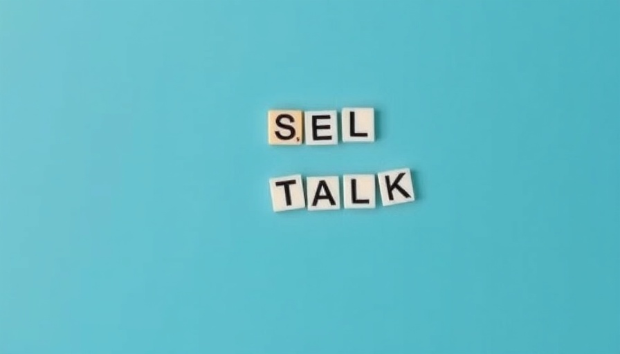 Conceptual image of self-talk as brain, fear and inner critic as strategic assets.