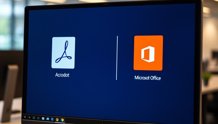 Adobe Acrobat and Microsoft Office icons on computer interface.