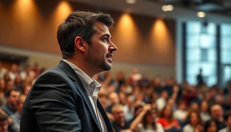 Speaker presenting at 2025 and 2026 business conferences.