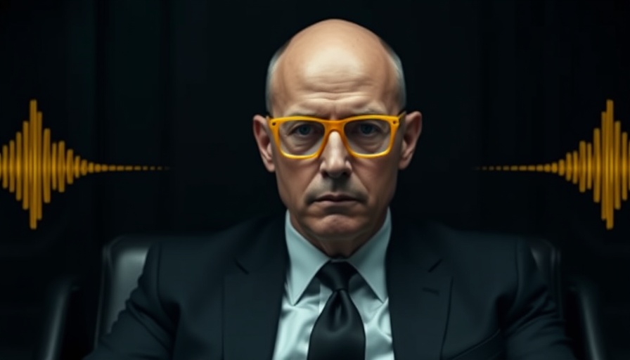 Seth Godin Leadership Insights illustrated by bald man in suit with yellow glasses.