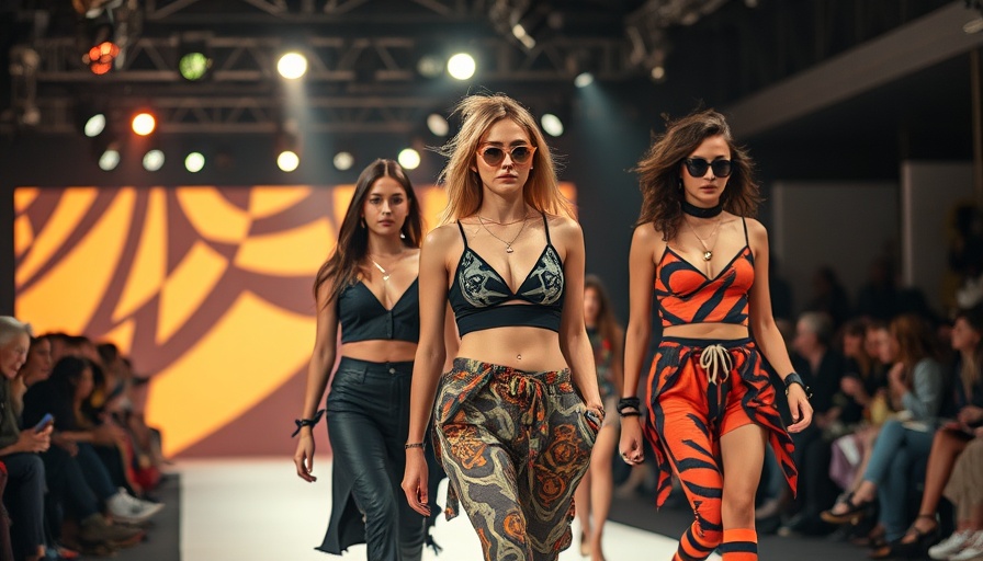 Denver Fashion Week streetwear models on runway with bold styles.