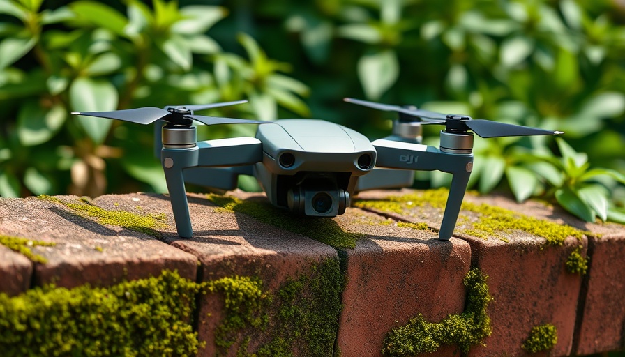 DJI Mini 5 Pro drone review in garden setting