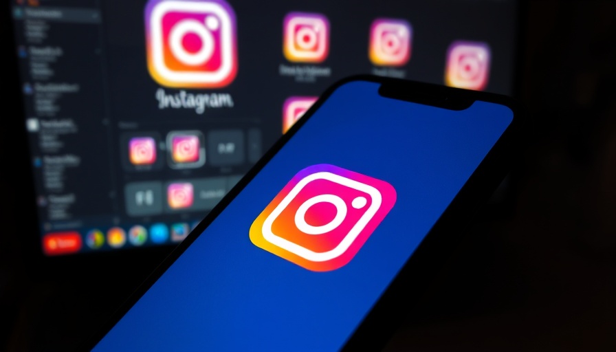 Close-up of Instagram logo on smartphone related to PG-13 content tips.
