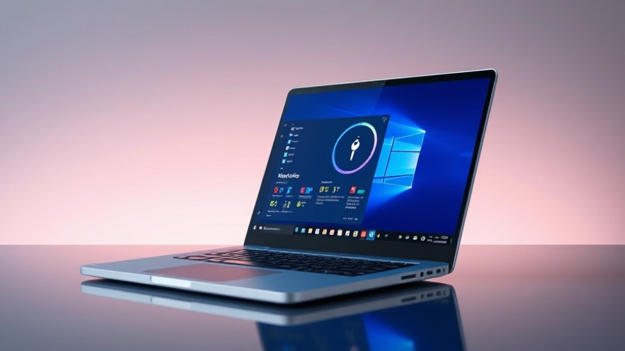Windows 11 Copilot AI features displayed on a sleek laptop screen.