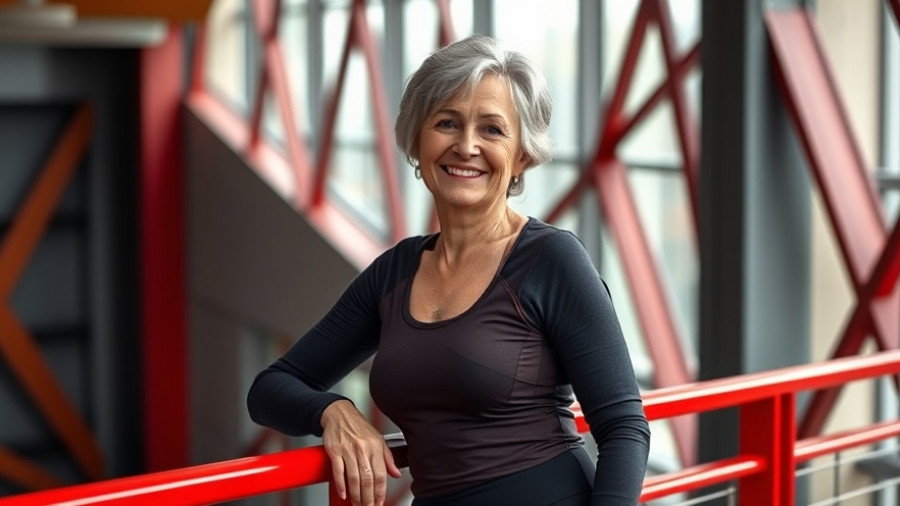 Confident woman in sporty attire inside modern building - Denver health news.