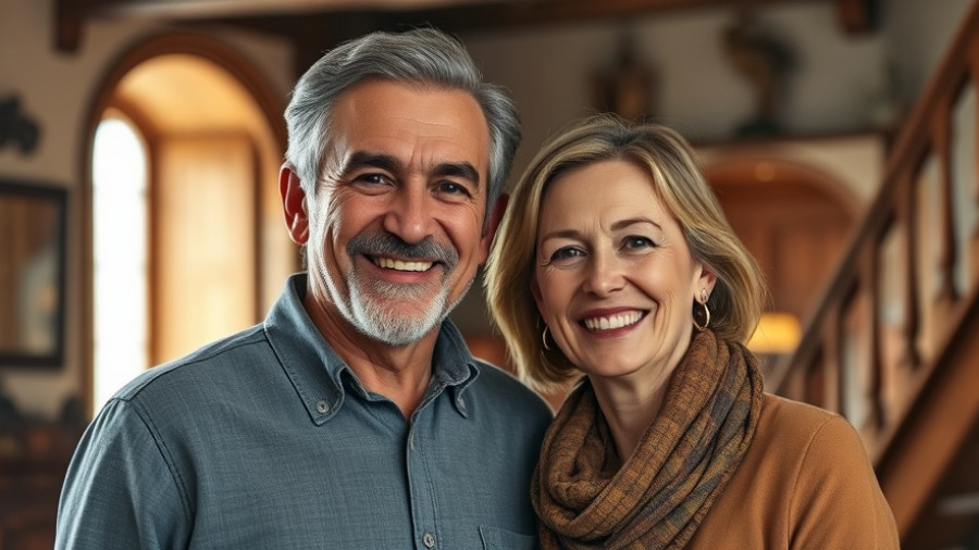 Peabody-Whitehead Mansion renovation photo featuring a smiling couple.