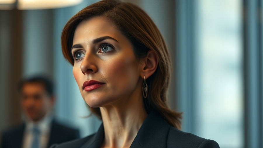 Woman attentively engaged in formal setting, symbolizing FTC AI Regulation Changes.