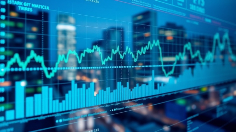 Abstract financial data representing mortgage rates today.