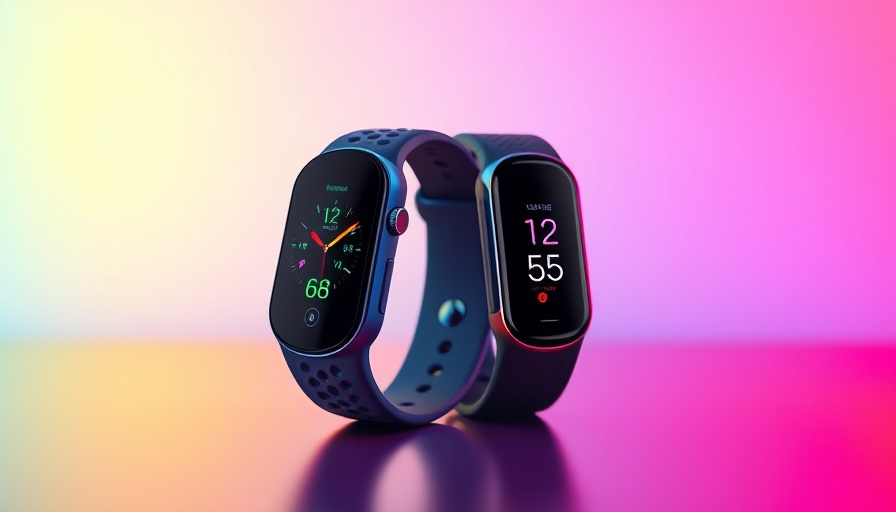 Modern fitness trackers 2025 with sleek design.