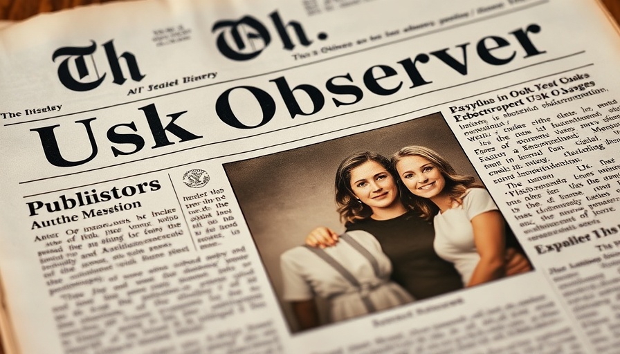 Historical Usk Observer with James Henry Clark legacy inset.