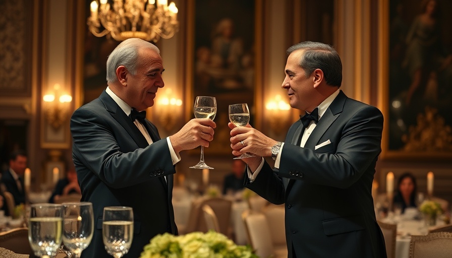 UK France cooperation on global challenges depicted in a regal toast.