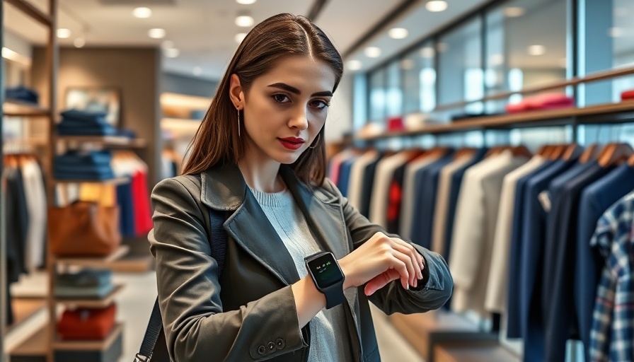 Contactless payment in fashion store demonstrates Amazonization of retail.