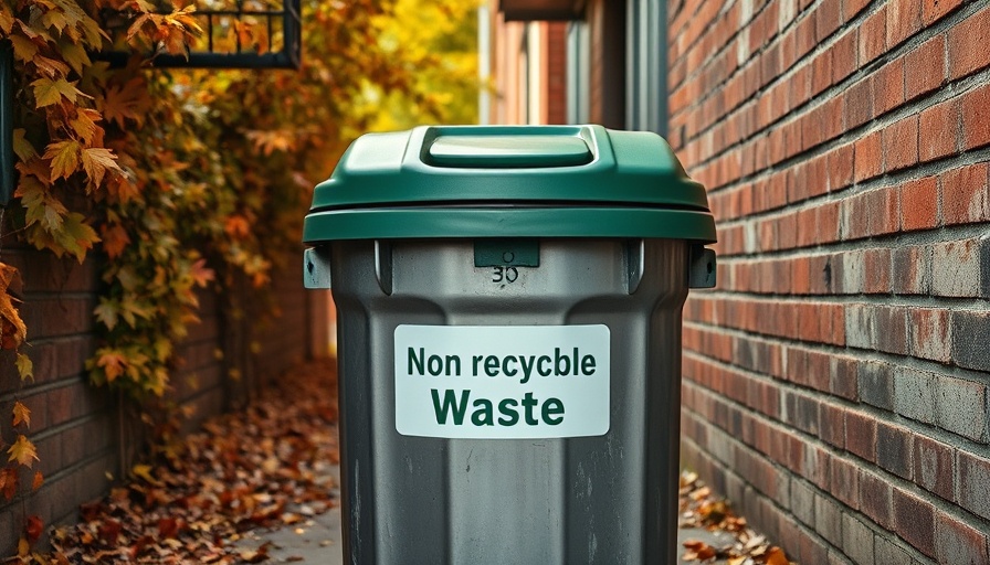 Monmouthshire Climate Action Scorecards waste bin with green lid