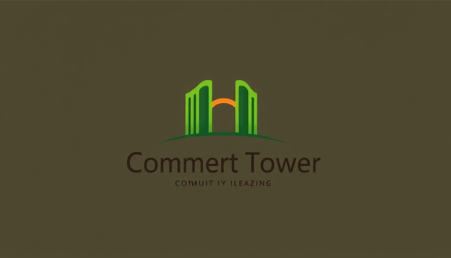 Raglan Community Council logo with towers and arch.