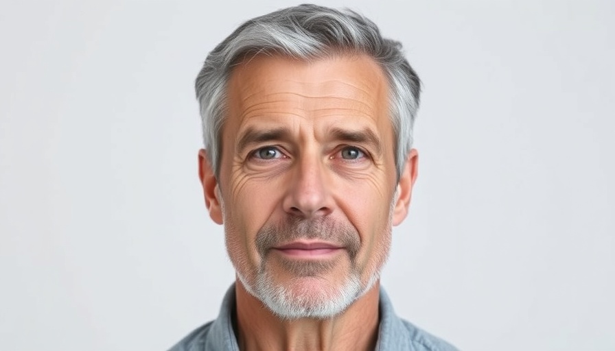 Lifelike portrait of a mature man related to grand jury files.