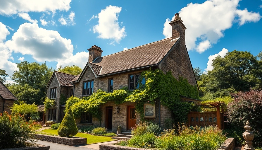 Historic 200-year-old home for sale in Usk with lush garden