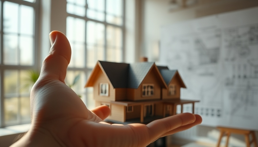 Monmouthshire holiday let conversions concept with miniature house.
