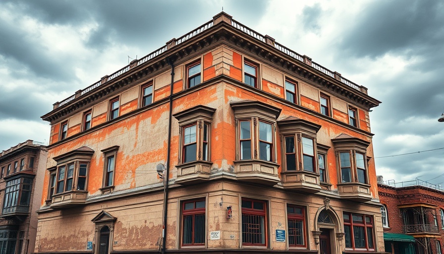 Historic building with bay windows needing preservation in Pontypool.