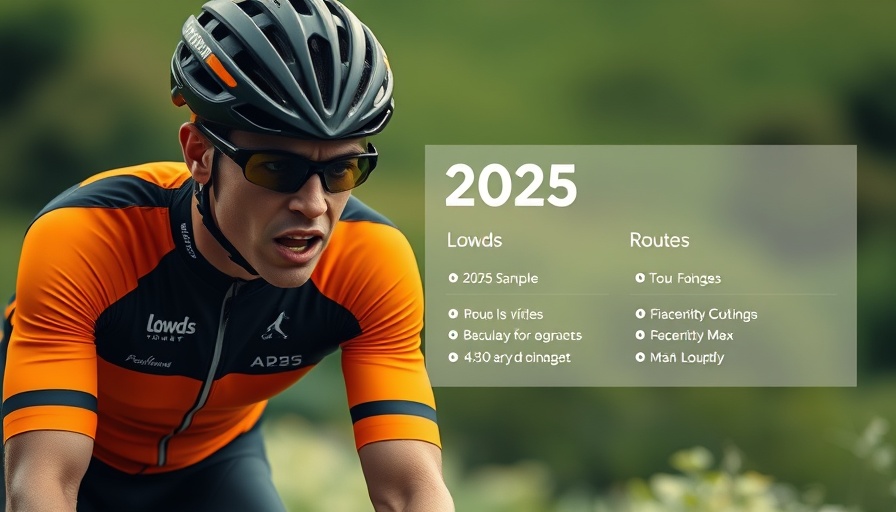 Tour of Britain Men Pontypool race map and cyclist imagery.