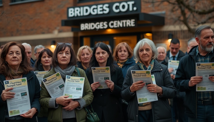 Concerned group at Bridges Centre regarding potential eviction.