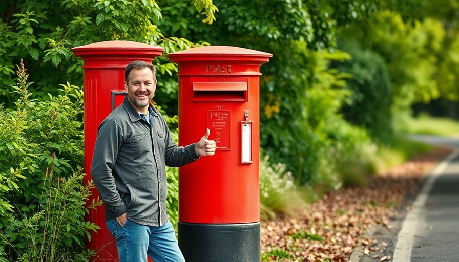 Post box reinstatement in Gilwern Abergavenny countryside.