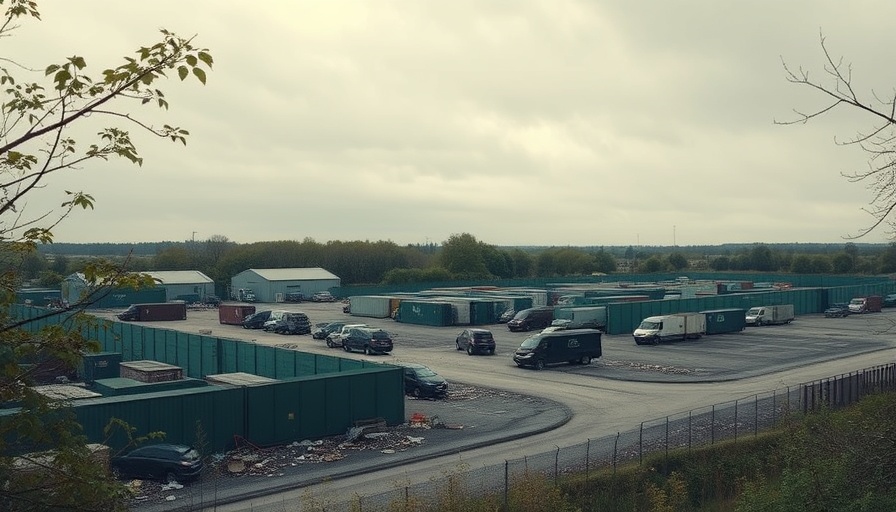 Severn Bridge Industrial Estate with visible pollution risk
