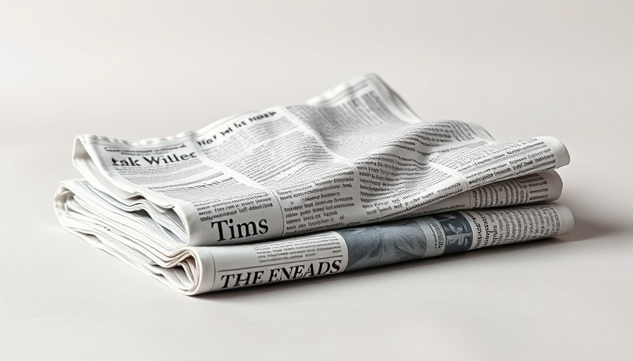 Stack of newspapers showcasing local news highlights Wales, close-up.
