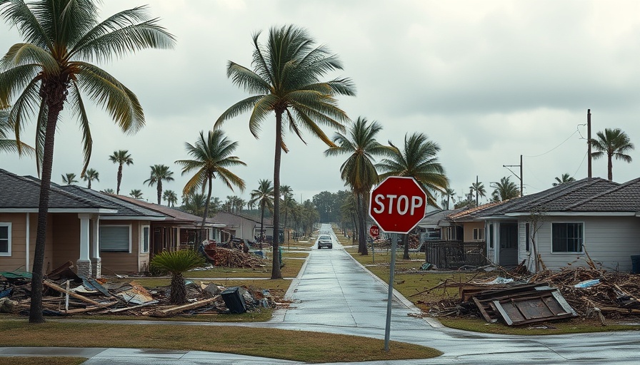 Tornado damage in Stewart Florida neighborhood