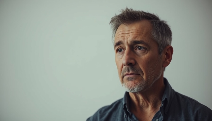 Contemplative man reflecting, personal stories of resilience.