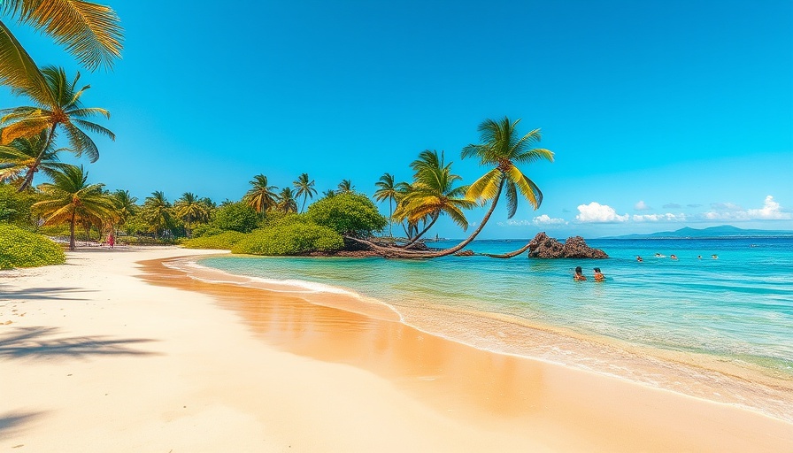 Tranquil Caribbean beach, Vacation in the Caribbean for Under $100 Per Day.