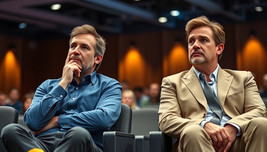 Men at conference, thoughtful expressions, Caribbean CIP CBI programs exit discussion.