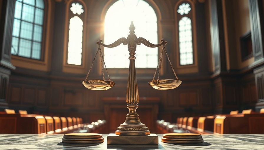 Justice scales symbolizing Mario Deane justice case.