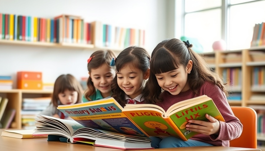 Primary school children reading in class, timing for reading in primary schools.