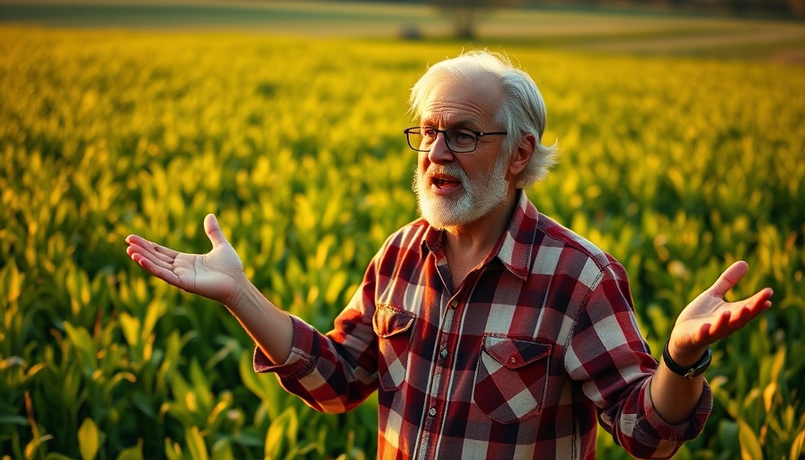 Sean Paul champions food security in a lush field
