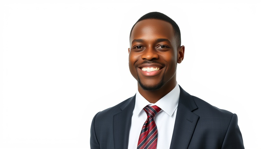 Professional Saint Lucian male in education, wearing a suit and smiling.