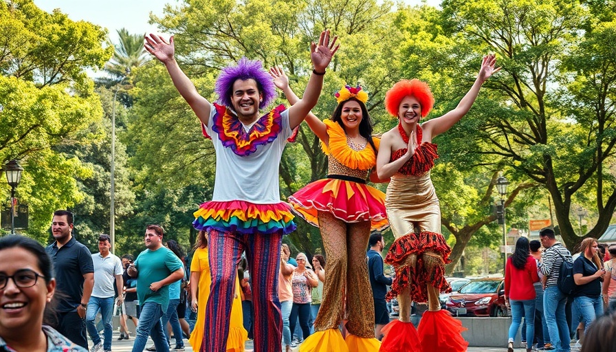 Miramar Memorial Day celebration with vibrant parade performers.