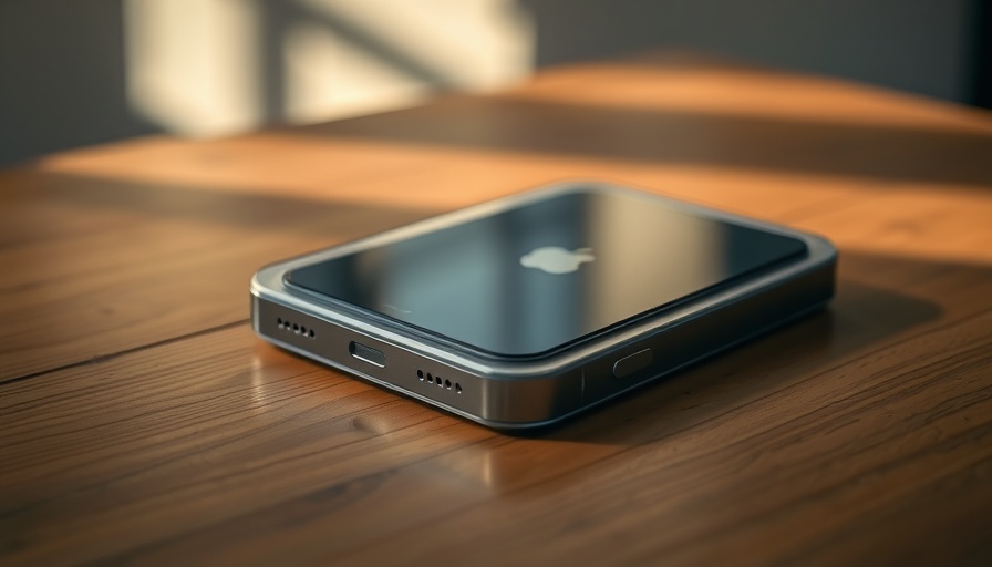 Sealed iPhone on a table related to Anisa Dilworth case