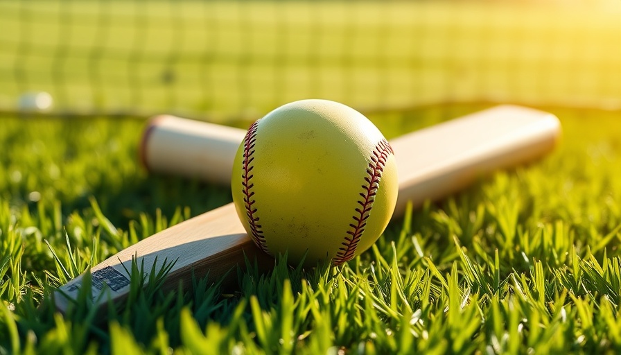 Cricket ball and bats on field at Rising Stars Championship USA-1
