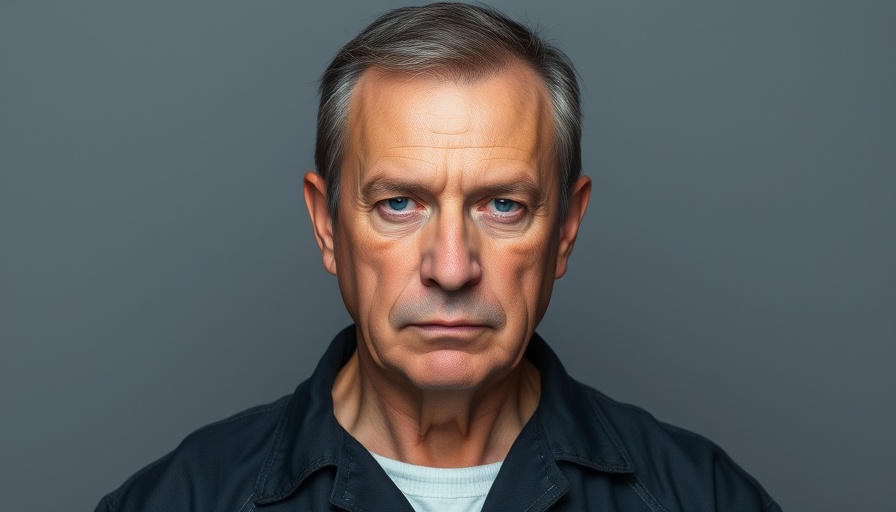 Broward Health IT Director mugshot in neutral gray background