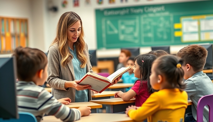 Miami-Dade new teachers engaging young students in a classroom setting.