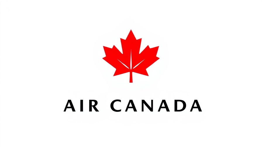 Air Canada logo featuring a maple leaf, symbolizing resumption of flights.