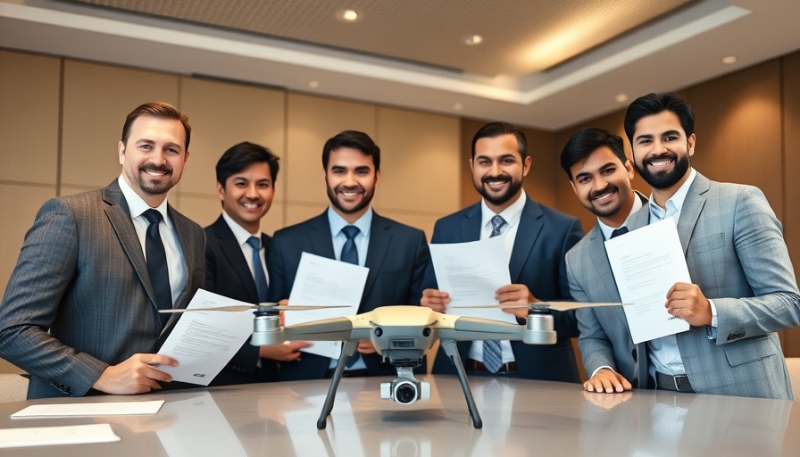 Drone Technology Cooperation in Africa meeting with agreement signing.